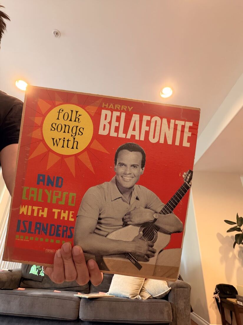 Folk Songs with Harry Belafonte sleeve